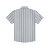 PONCHO  NAVY GREEN & WHITE STRIPES - MENS SHIRT WESTERN SNAPS - THE BIG RIG