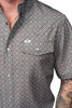 FERREL THE ARCHER BROWN GEO  SNAP - MENS SHIRT  - FPS1026131