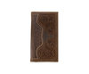 3-D BELT LONGHORN OVERLAY BROWN - ACCESSORIES WALLET  - D250019702