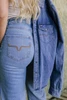 KIMES RANCH ZOEY LIGHT WASH WIDE LEG - LADIES JEANS  - WJE0000027-BL035