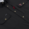 PONCHO  BLACK TEXAS TECH - MENS SHIRT ORIGINAL BUTTONS - THE TORTILLA