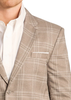 ROCK & ROLL TAUPE PLAID SPORT COAT - MENCOATS   - BM96C10295