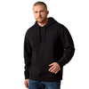ARIAT EMBOSSED LOGO HOODIE BLACK - MENS HOODIE  - 10073716