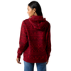 ARIAT ROCKWELL PRINT LOGO HOODIE RED - LADIES HOODIE  - 10079449