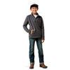 ARIAT CALDWELL 1/4 ZIP IRON GATE - KIDS BOYS SWEATER - 10079335