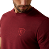 ARIAT SOUTHWEST STAMPER CRIMSON - MENS TEE  - 10079657