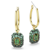 SWAROVSKI SUBLIMA GREEN DROP OCTAGON - ACCESSORIES JEWELRY EARRINGS - 5762651