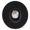 RESISTOL MIDNIGHT 6X BLACK OPEN CROWN - HAT FELTS  - RFMDNT-164207