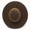 RESISTOL MIDNIGHT 6X CHOCOLATE OPEN CRN - HAT FELTS  - RFMDNT-164222