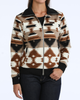 CINCH KHAKI FULL ZIP AZTEC PRINT - LADIES JACKET  - MAJ9919003