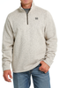 CINCH STONE KNIT 1/4 ZIP PULLOVER - MEN SWEATER  - MWK1080013