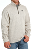 CINCH STONE KNIT 1/4 ZIP PULLOVER - MEN SWEATER  - MWK1080013