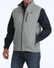 CINCH GREY LOGO BONDED VEST - MEN VESTS  - MWV1515031