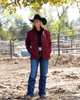 CINCH BURGUNDY BONDED CONCEAL - LADIES JACKET  - MAJ9925001