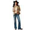 ARIAT FADED LEOPARD LOGO SOFTSHELL - LADIES JACKET  - 10079888