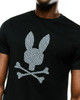 PSYCHO BUNNY DARCY GRAPHIC BLACK - MENS TEE  - MT0200399-001
