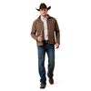 ARIAT VERNON WREN FAUX LEATHER PRINT - MENS JACKET  - 10079404