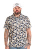 ROCK & ROLL KOE WETZEL TEXAS CAMO PRINT - MENS POLO  - BM51T09706