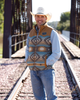 CINCH REVERSIBLE COLOR BLOCKED TAN - MEN VESTS  - MWV1956001