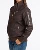 CINCH BONDED BROWN/TEAL - LADIES JACKET  - MAJ9902004