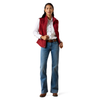 ARIAT ATLAS ROCKWELL RED PRINT - LADIES VESTS  - 10079450