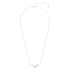 SWAROVSKI STERLING SILVER  ROUND WHITE - SWAROVSKI CLASSICA NECKLACE - 5740342