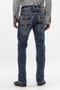 ROCK REVIVAL EGGPLANT STRAIGHT MEDIUM BLUE - MENS JEANS  - RP3500J217R