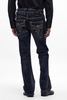 ROCK REVIVAL WES BOOTCUT VINTAGE BLUE - MENS JEANS  - RP5811B205R