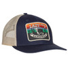 LAZY J RANCH WEAR NAVY & TAN 3.5" SUNRISE CACTUS - HATS CAP  - NVYTAN3MULTI