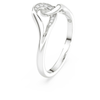 SWAROVSKI STERLING SILVER INTERLOCKING - SWAROVSKI CLASSICA RING - 574556