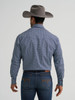 WRANGLER 20X COMPETITION BLUE PRINT - MENS SHIRT  - 112384657