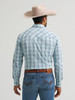 WRANGLER 20X COMPETITION BLUE PLAID - MENS SHIRT  - 112384658