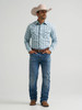WRANGLER 20X COMPETITION BLUE PLAID - MENS SHIRT  - 112384658
