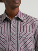 WRANGLER 20X COMPETITION GREY/PURPLE - MENS SHIRT  - 112384659