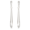 SWAROVSKI STERLING SILVER DROP & HOOP - SWAROVSKI CLASSICA EARRINGS - 5740455