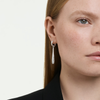 SWAROVSKI STERLING SILVER DROP & HOOP - SWAROVSKI CLASSICA EARRINGS - 5740455
