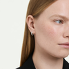 SWAROVSKI STERLING SILVER DROP & HOOP - SWAROVSKI CLASSICA EARRINGS - 5740455