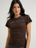 WRANGLER LAINEY WILSON LEOPARD - LADIES TEE  - 112385577