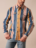 KIMES RANCH ZACH TOP NOXX DARK BLUE - MENS SHIRT  - MDS0000088-BL031