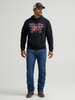 WRANGLER LOGO BLACK BEAUTY HOODIE - MEN SWEATER  - 112383794