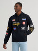 WRANGLER LOGO BLACK PRINT HOODIE - MEN SWEATER  - 112384025