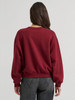 WRANGLER LOGO CABERNET CREW FLEECE - LADIES SWEATSHIRT  - 112384039