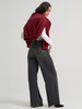 WRANGLER LOGO CABERNET CREW FLEECE - LADIES SWEATSHIRT  - 112384039