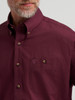 WRANGLER GEORGE STRAIT LS BURGUNDY - MENS SHIRT  - 112385371