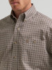 WRANGLER GEORGE STRAIT BURGUNDY/TAN - MENS SHIRT  - 112385372