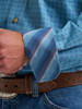 WRANGLER GEORGE STRAIT BLUE FLORAL - MENS SHIRT  - 112385363