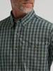 WRANGLER GEORGE STRAIT GREEN PLAID - MENS SHIRT  - 112385366
