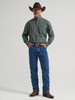 WRANGLER GEORGE STRAIT GREEN PLAID - MENS SHIRT  - 112385366