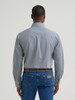 WRANGLER TEAL RELAXED FIT DIAMOND PRINT - MENS SHIRT  - 112385945