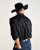 TECOVAS VINTAGE MIDNIGHT SNAP BLACK - MENS SHIRT  - M40138MID